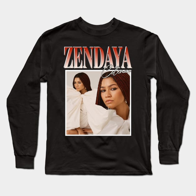 Zendaya Long Sleeve T-Shirt by TeesBySilvia